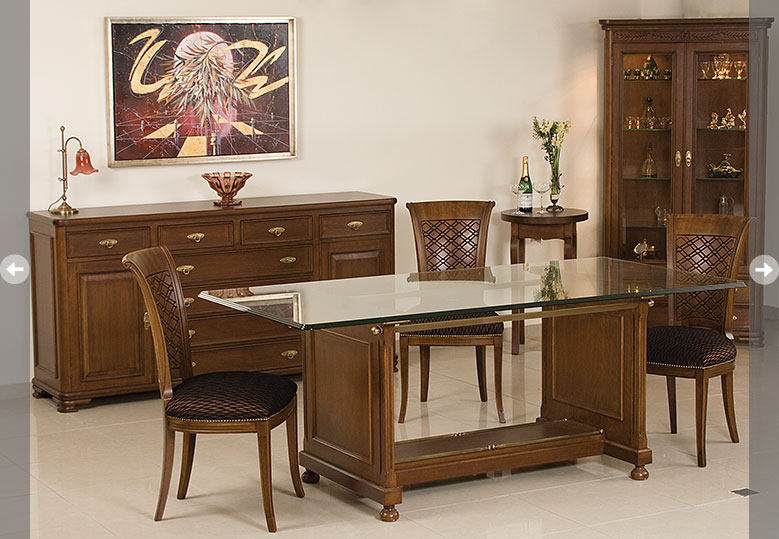 classical dining table